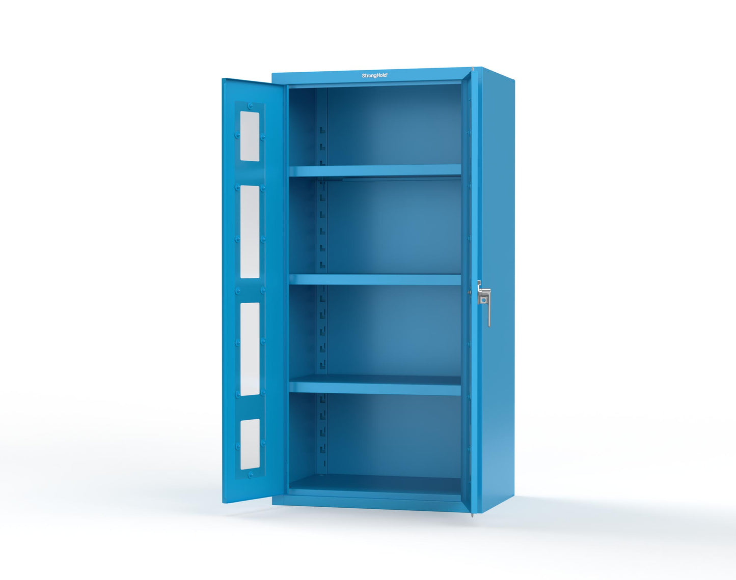 Heavy Duty 18 GA Cabinet with Clearview Doors - 36 in. W x 24 in. D x 72 in. H - 36-LD-243-P-5012