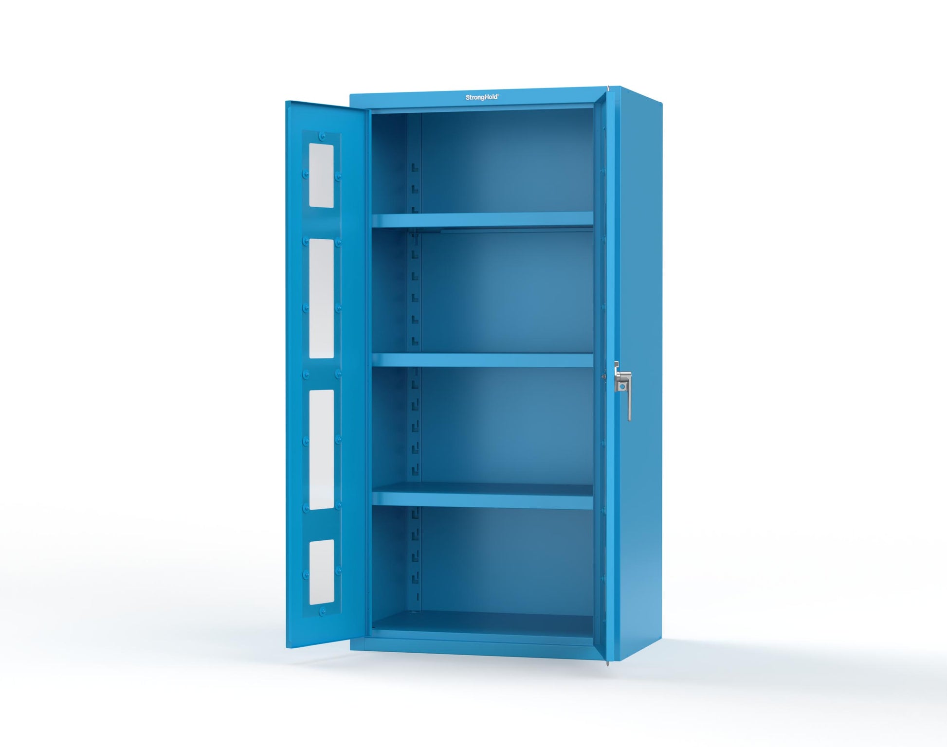 Heavy Duty 18 GA Cabinet with Clearview Doors - 36 in. W x 24 in. D x 72 in. H - 36-LD-243-P-5012