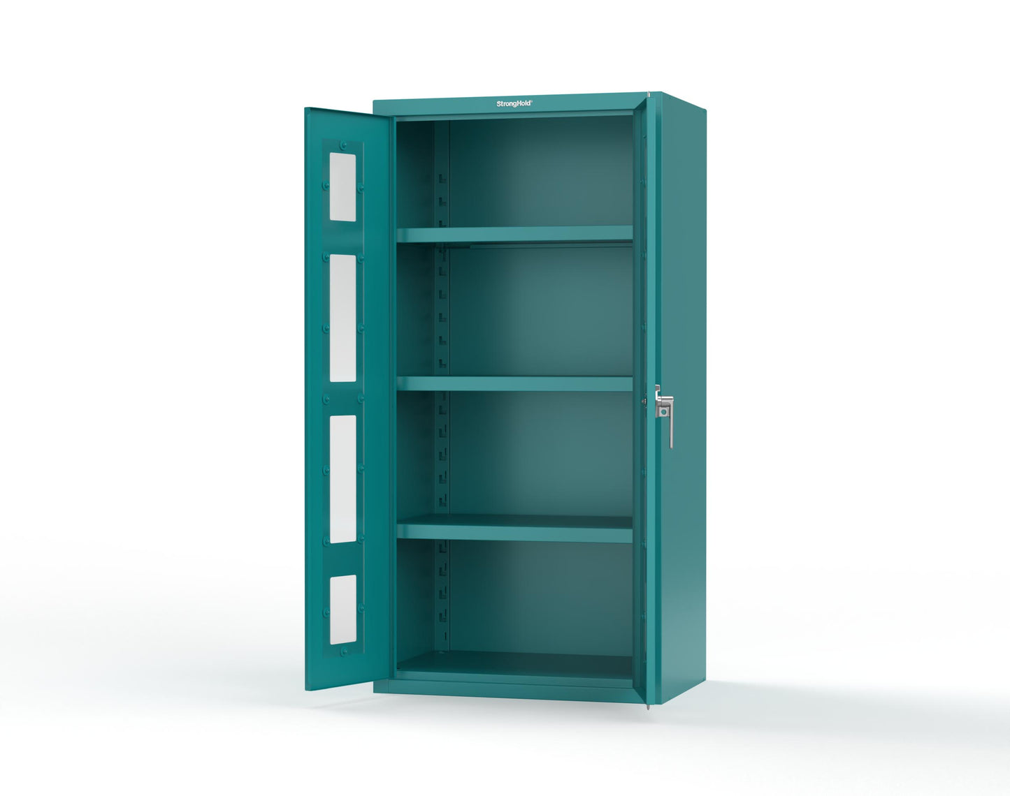 Heavy Duty 18 GA Cabinet with Clearview Doors - 36 in. W x 24 in. D x 72 in. H - 36-LD-243-P-5021