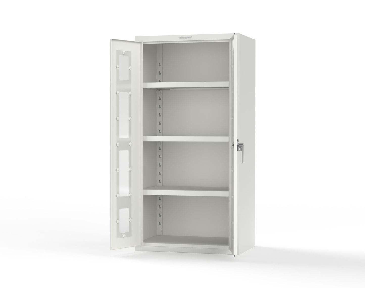 Heavy Duty 18 GA Cabinet with Clearview Doors - 36 in. W x 24 in. D x 72 in. H - 36-LD-243-P-9003