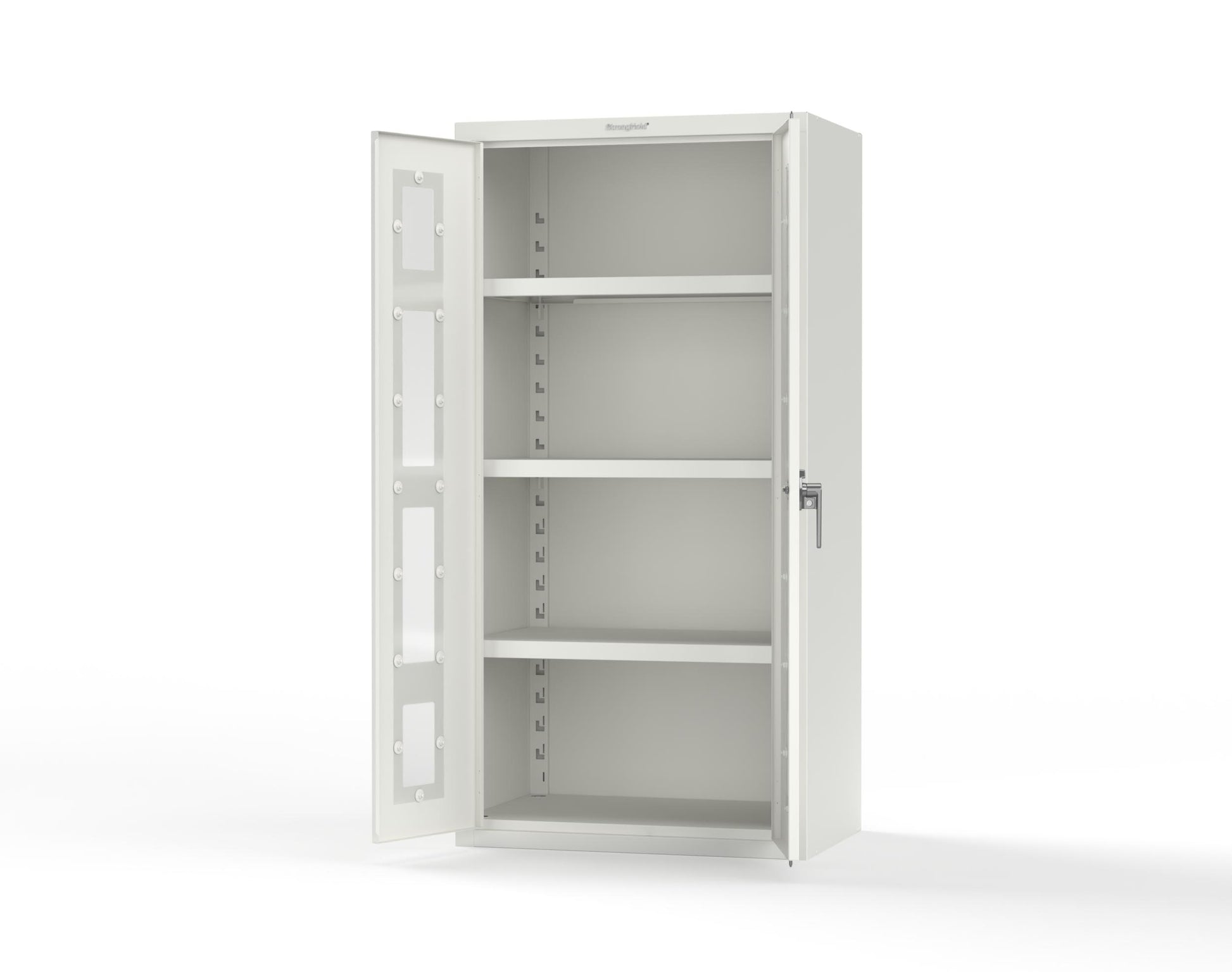 Heavy Duty 18 GA Cabinet with Clearview Doors - 36 in. W x 24 in. D x 72 in. H - 36-LD-243-P-9003
