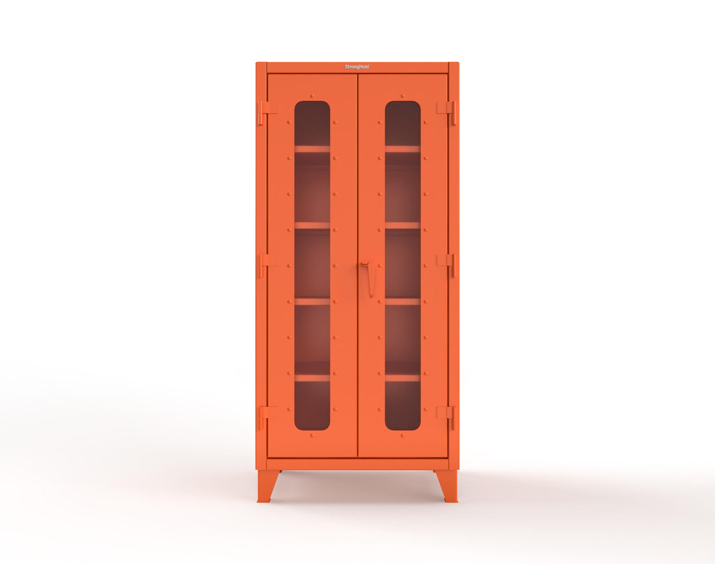Extreme Duty 12 GA Clearview Cabinet with 4 Shelves- 36 In. W x 24 In. D x 78 In. H - 36-LD-244-2009