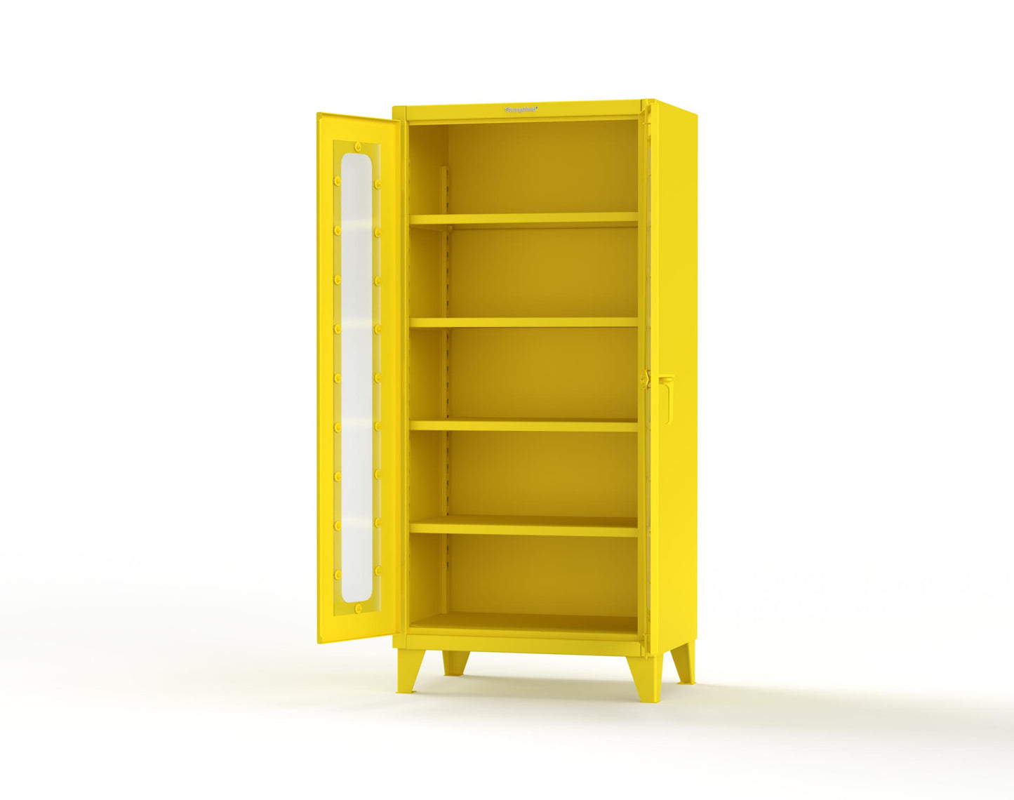 Extreme Duty 12 GA Clearview Cabinet with 4 Shelves- 36 In. W x 24 In. D x 78 In. H - 36-LD-244-1021