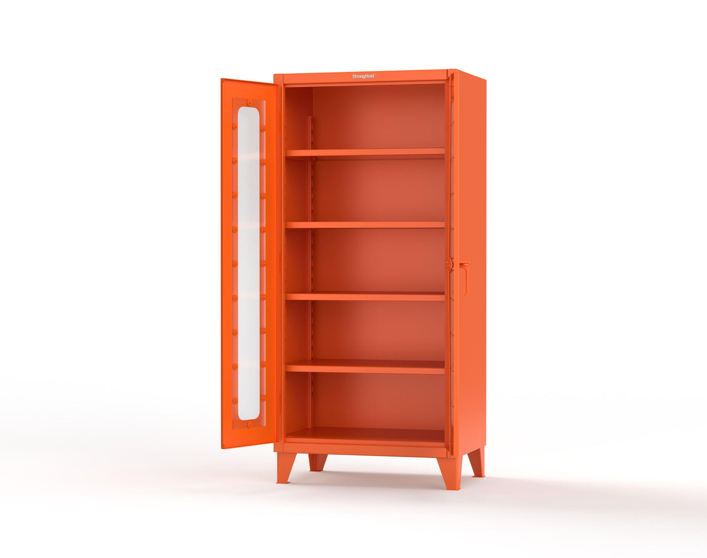 Extreme Duty 12 GA Clearview Cabinet with 4 Shelves- 36 In. W x 24 In. D x 78 In. H - 36-LD-244-2009