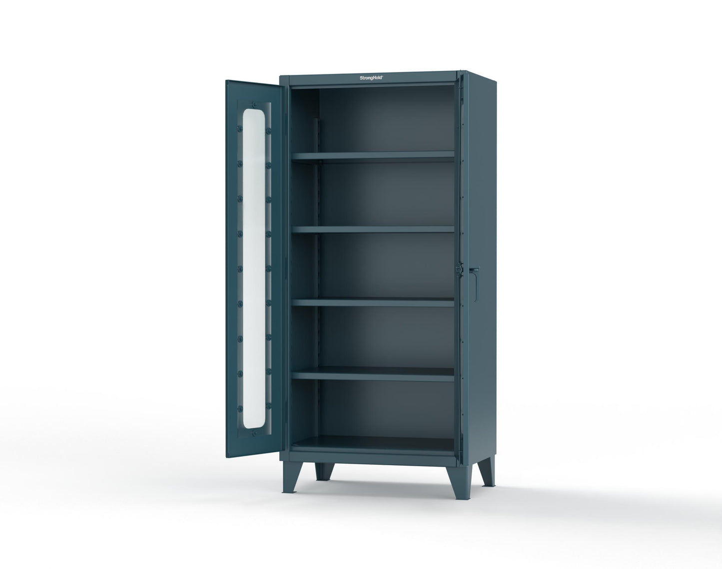 Extreme Duty 12 GA Clearview Cabinet with 4 Shelves- 36 In. W x 24 In. D x 78 In. H - 36-LD-244-5001