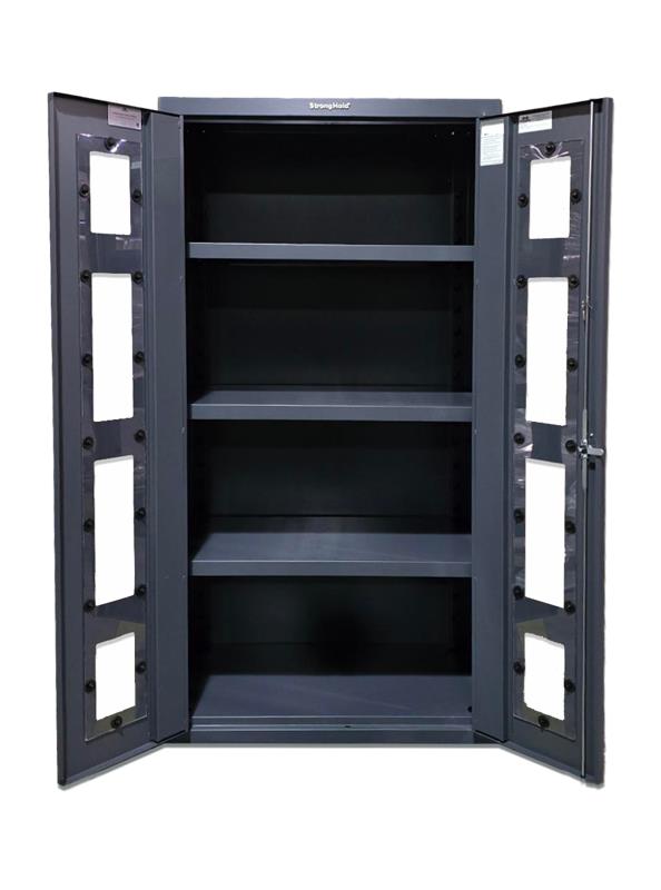 Heavy Duty 18 GA Cabinet with Clearview Doors - 36 in. W x 24 in. D x 72 in. H - Outlet