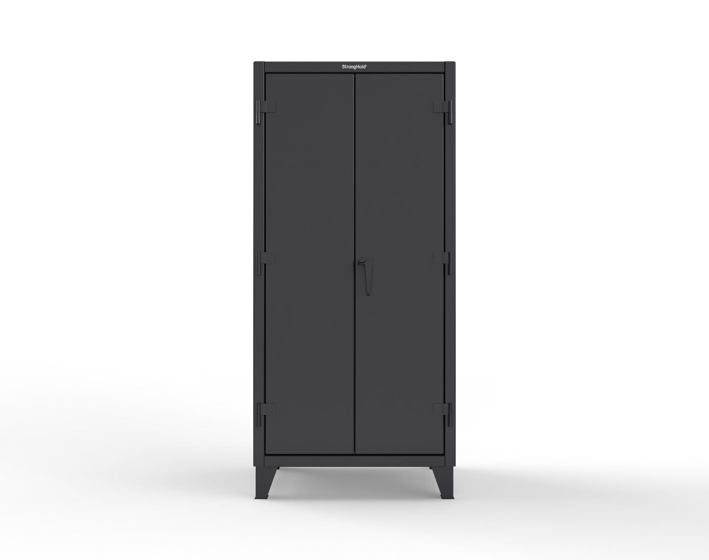 Extreme Duty 12 GA Uniform Cabinet with 5 Shelves - 36 In. W x 24 In. D x 78 In. H - 36-W-245-9005