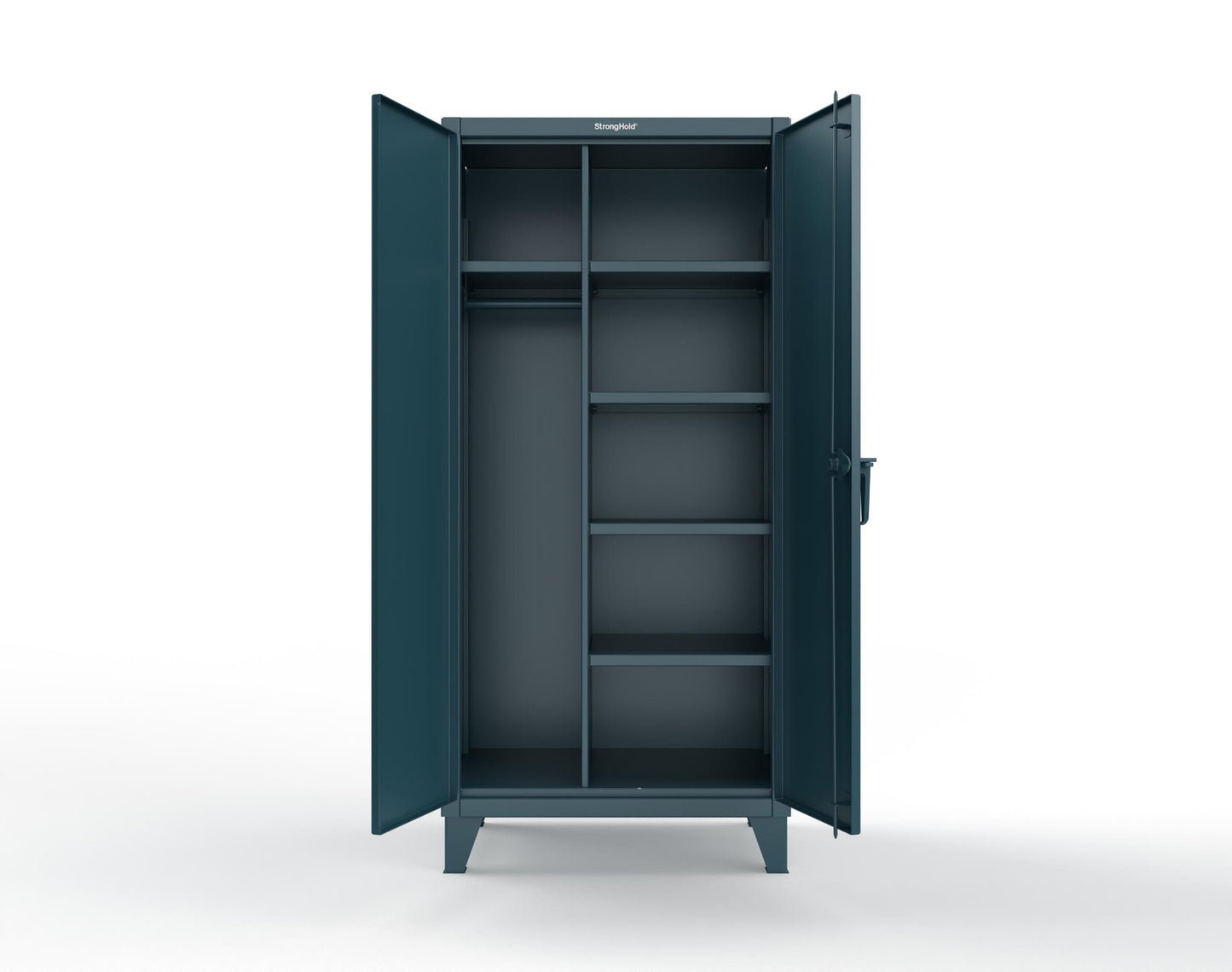 Extreme Duty 12 GA Uniform Cabinet with 5 Shelves - 36 In. W x 24 In. D x 78 In. H - 36-W-245-5001
