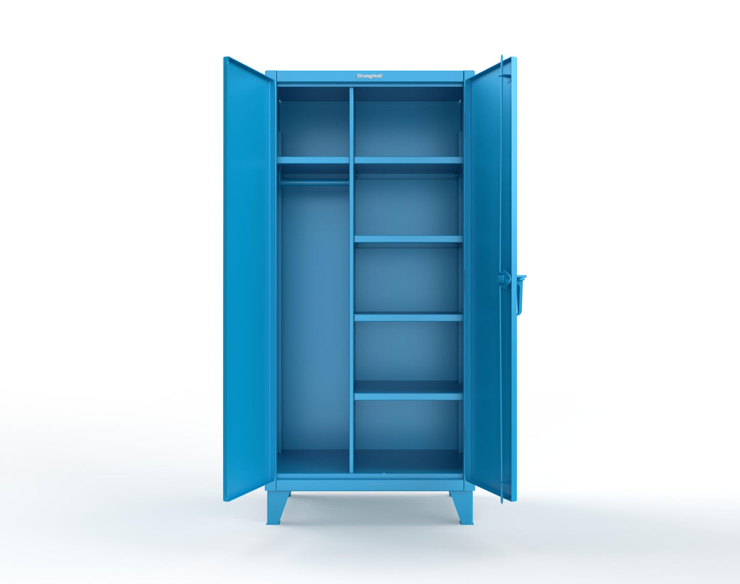 Extreme Duty 12 GA Uniform Cabinet with 5 Shelves - 36 In. W x 24 In. D x 78 In. H - 36-W-245-5012