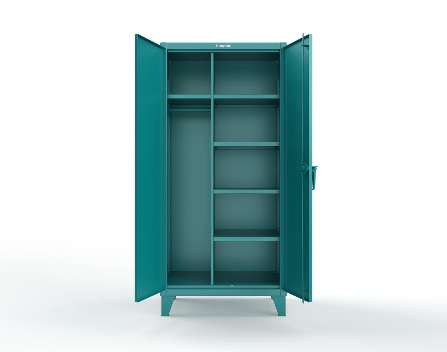 Extreme Duty 12 GA Uniform Cabinet with 5 Shelves - 36 In. W x 24 In. D x 78 In. H - 36-W-245-5021