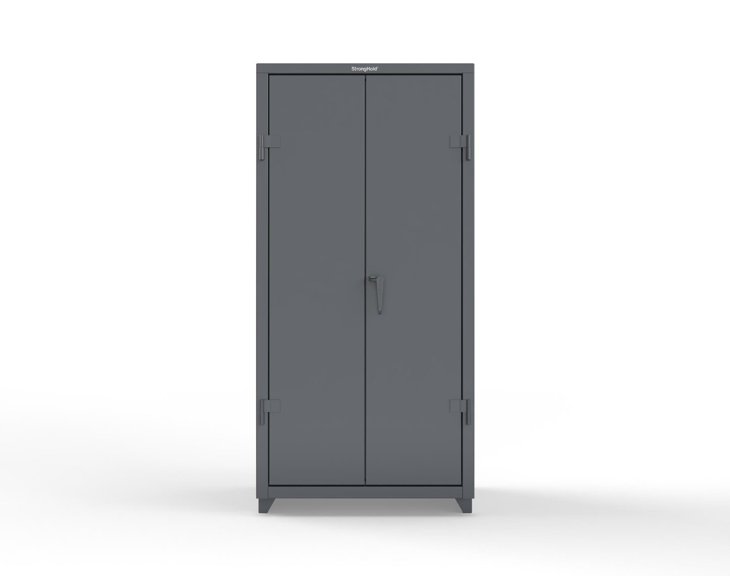 Extra Heavy Duty 14 GA Uniform Cabinet with Hanger Rod, 1 Shelf - 36 In. W x 24 In. D x 75 In. H - 36-WR-241-L-7024
