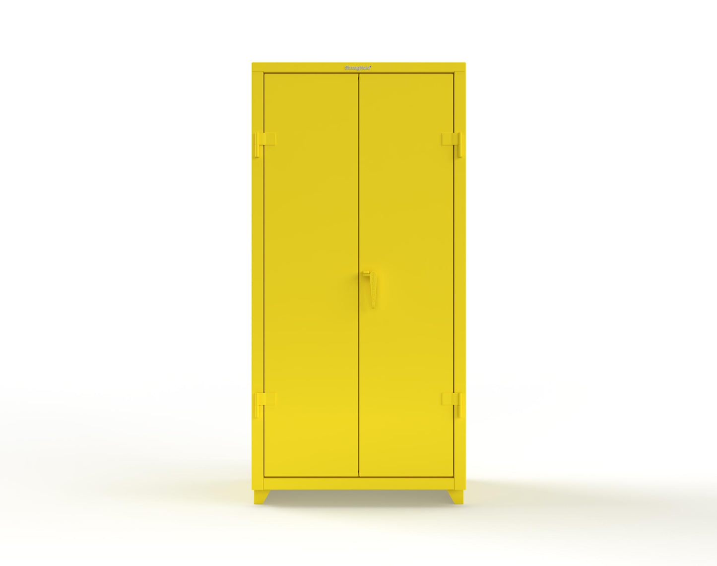 Extra Heavy Duty 14 GA Uniform Cabinet with Hanger Rod, 1 Shelf - 36 In. W x 24 In. D x 75 In. H - 36-WR-241-L-1021