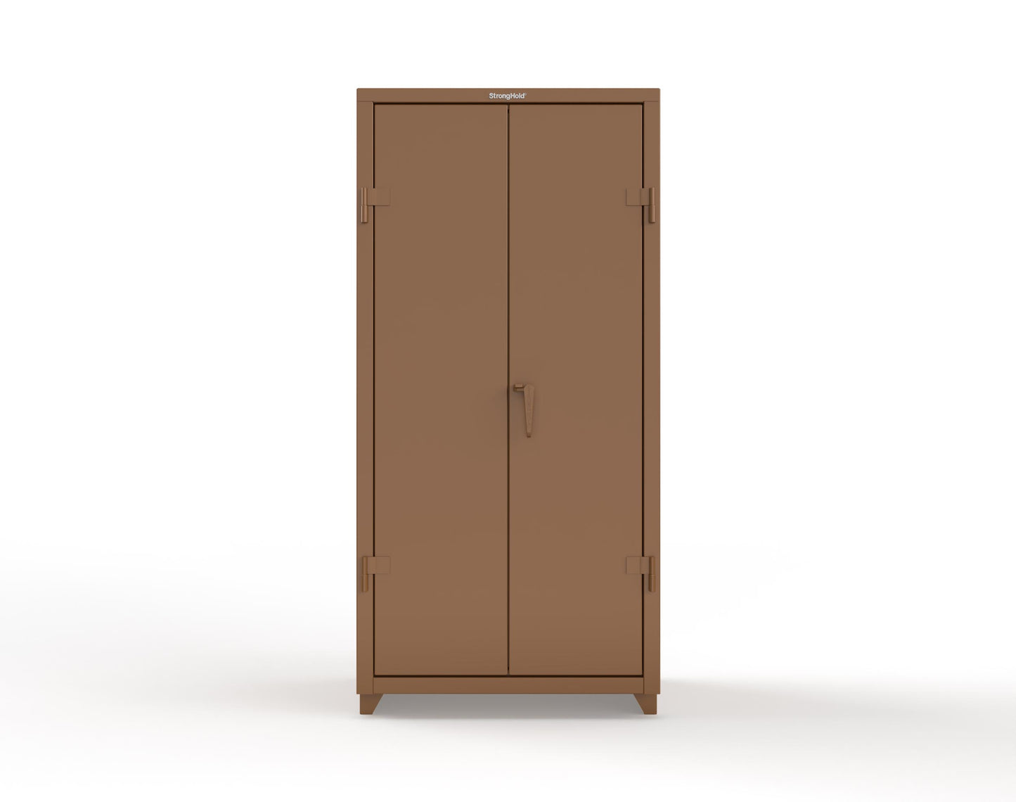 Extra Heavy Duty 14 GA Uniform Cabinet with Hanger Rod, 1 Shelf - 36 In. W x 24 In. D x 75 In. H - 36-WR-241-L-8008