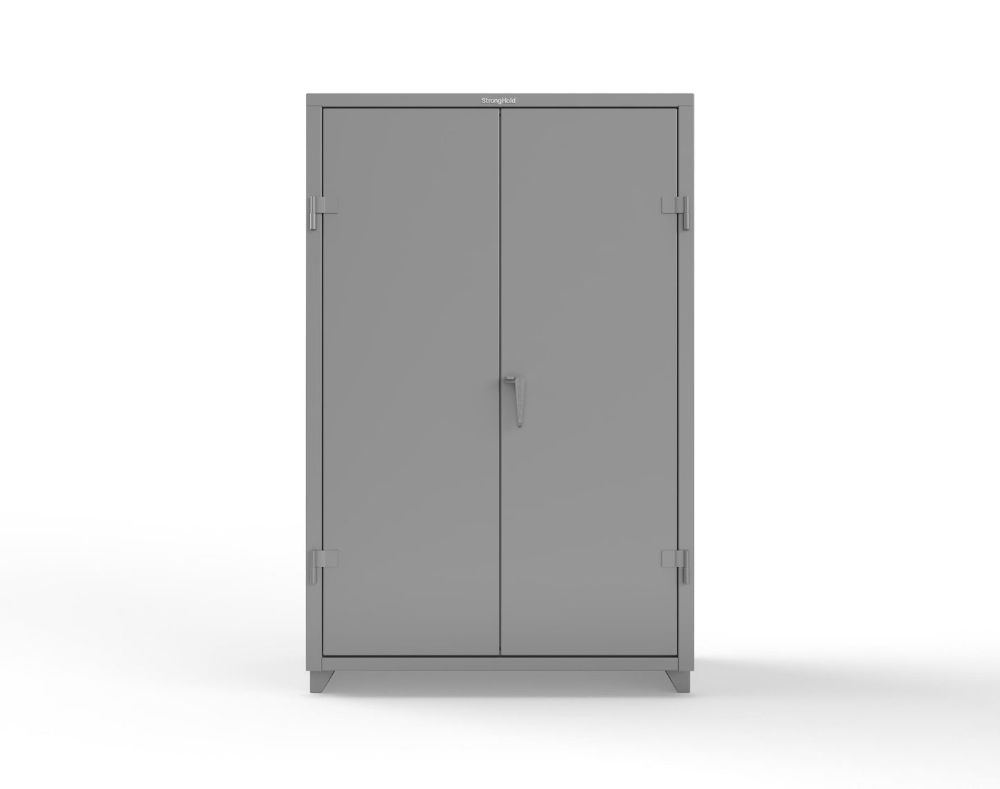 Extra Heavy Duty 14 GA Cabinet with 3 Shelves – 48 In. W x 24 In. D x 75 In. H - 46-243-L-7037