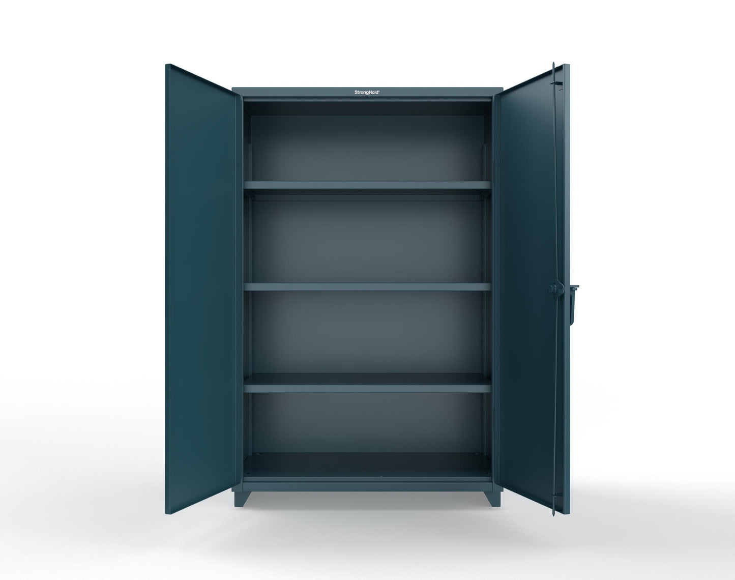 Extra Heavy Duty 14 GA Cabinet with 3 Shelves – 48 In. W x 24 In. D x 75 In. H - 46-243-L-5001