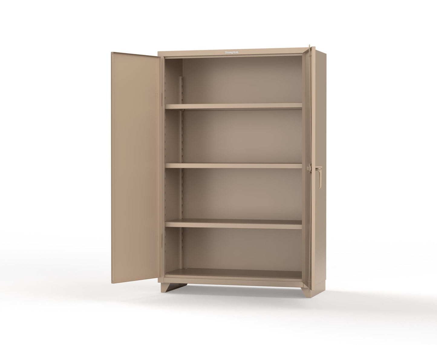 Extra Heavy Duty 14 GA Cabinet with 3 Shelves – 48 In. W x 24 In. D x 75 In. H - 46-243-L-1019