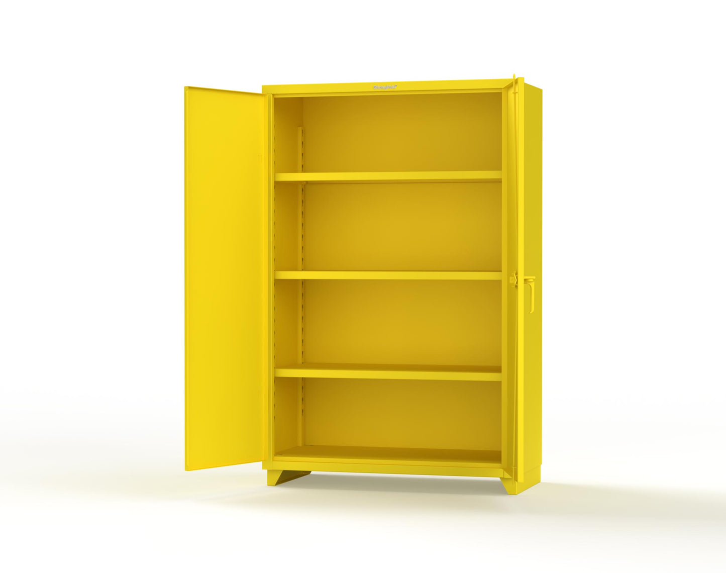 Extra Heavy Duty 14 GA Cabinet with 3 Shelves – 48 In. W x 24 In. D x 75 In. H - 46-243-L-1021