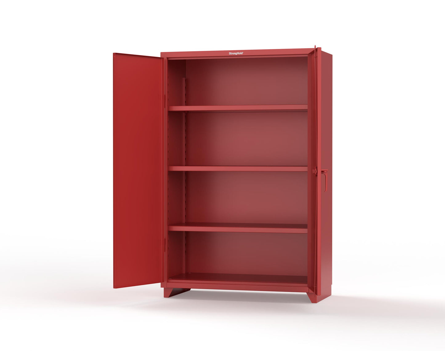 Extra Heavy Duty 14 GA Cabinet with 3 Shelves – 48 In. W x 24 In. D x 75 In. H - 46-243-L-3001