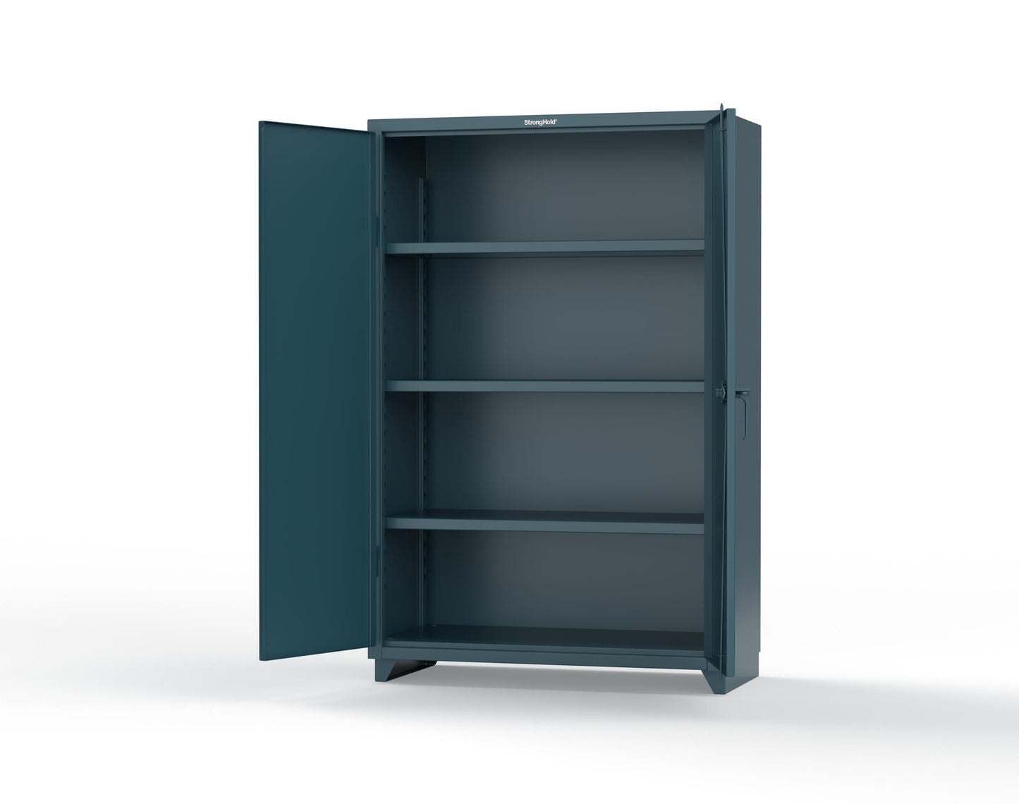 Extra Heavy Duty 14 GA Cabinet with 3 Shelves – 48 In. W x 24 In. D x 75 In. H - 46-243-L-5001