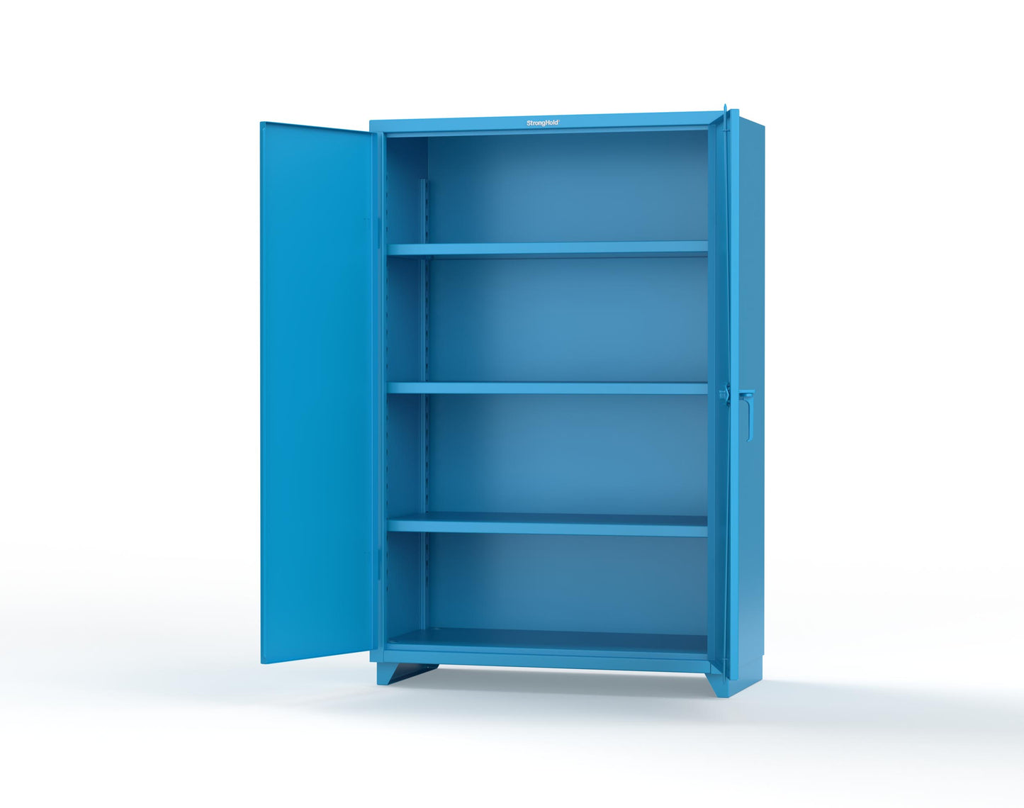 Extra Heavy Duty 14 GA Cabinet with 3 Shelves – 48 In. W x 24 In. D x 75 In. H - 46-243-L-5012