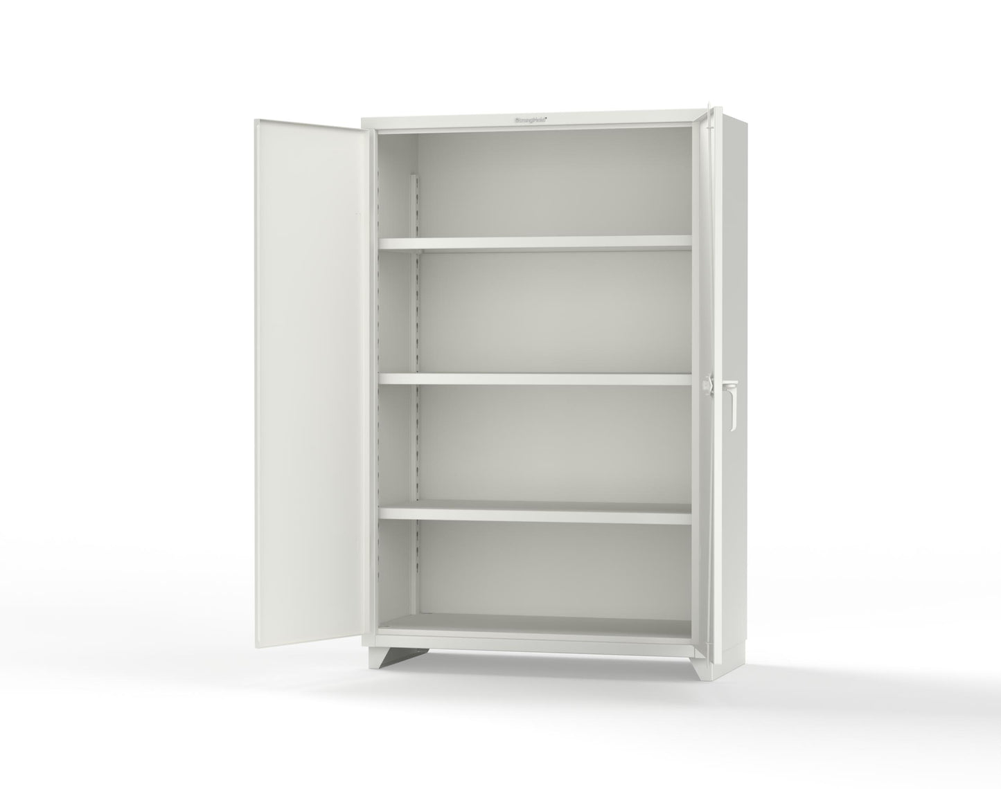 Extra Heavy Duty 14 GA Cabinet with 3 Shelves – 48 In. W x 24 In. D x 75 In. H - 46-243-L-9003