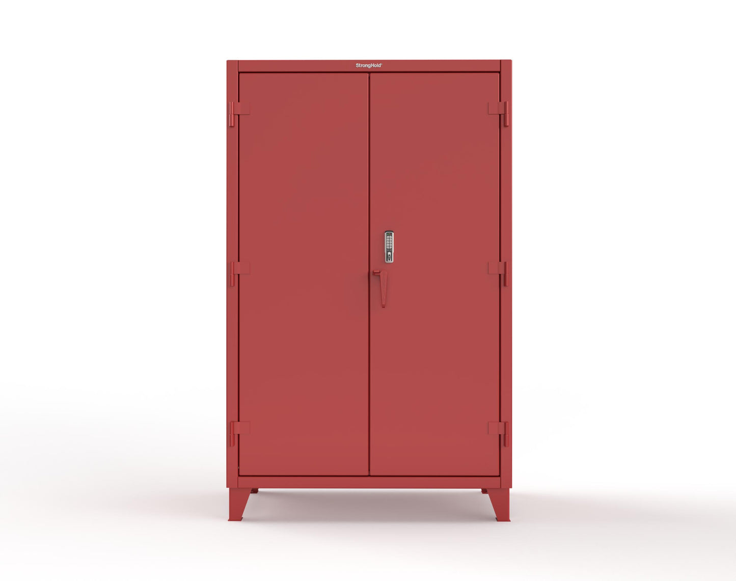 Extreme Duty 12 GA Cabinet with 4 Shelves Secured by Keyless Entry Lock - 48 In. W x 24 In. D x 78 In. H - 46-244-EK-3001