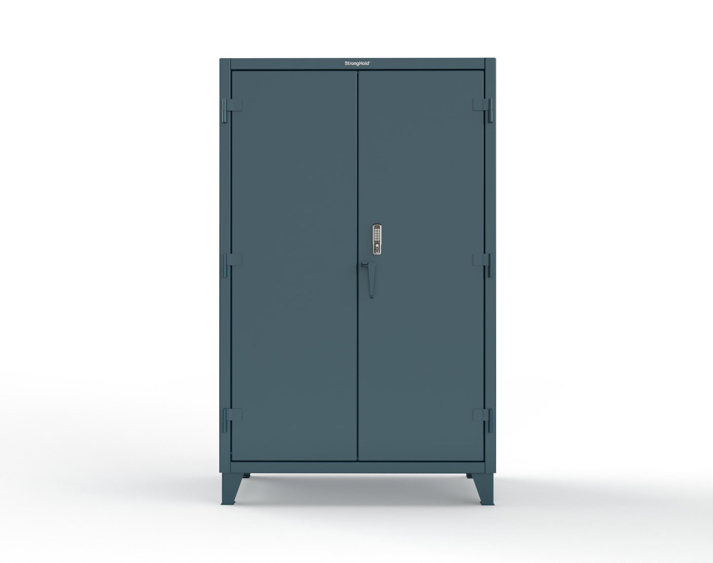 Extreme Duty 12 GA Cabinet with 4 Shelves Secured by Keyless Entry Lock - 48 In. W x 24 In. D x 78 In. H - 46-244-EK-5001