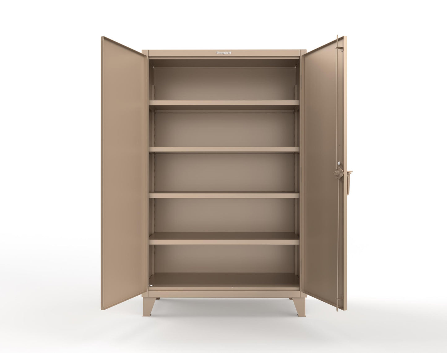 Extreme Duty 12 GA Cabinet with 4 Shelves Secured by Keyless Entry Lock - 48 In. W x 24 In. D x 78 In. H - 46-244-EK-1019