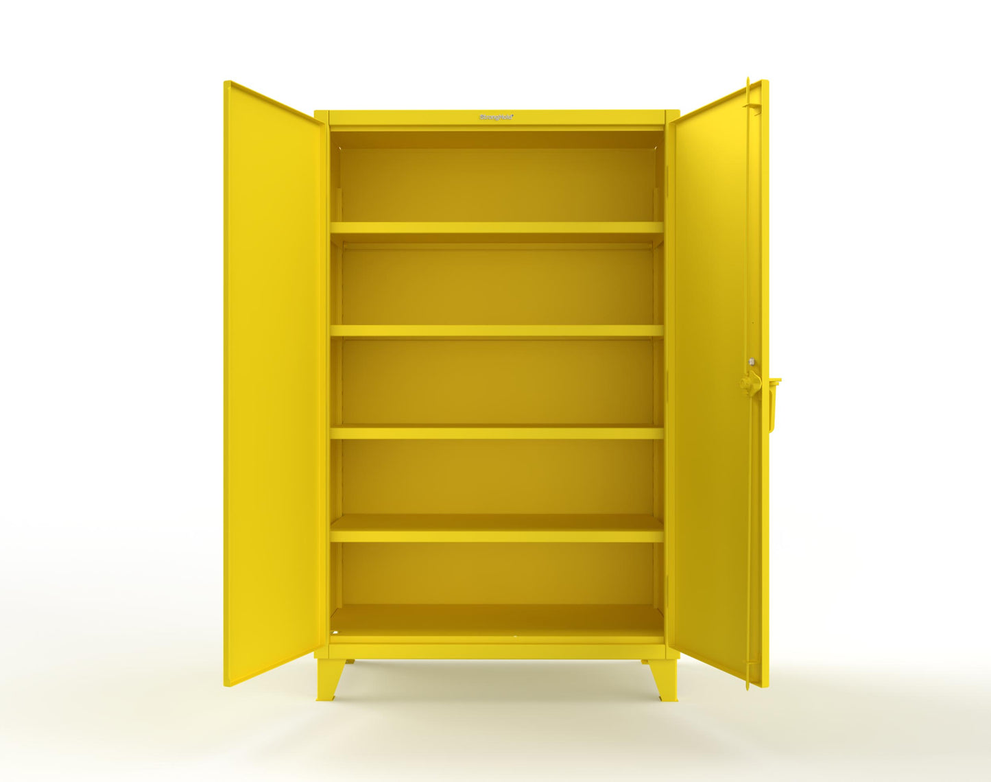 Extreme Duty 12 GA Cabinet with 4 Shelves Secured by Keyless Entry Lock - 48 In. W x 24 In. D x 78 In. H - 46-244-EK-1021