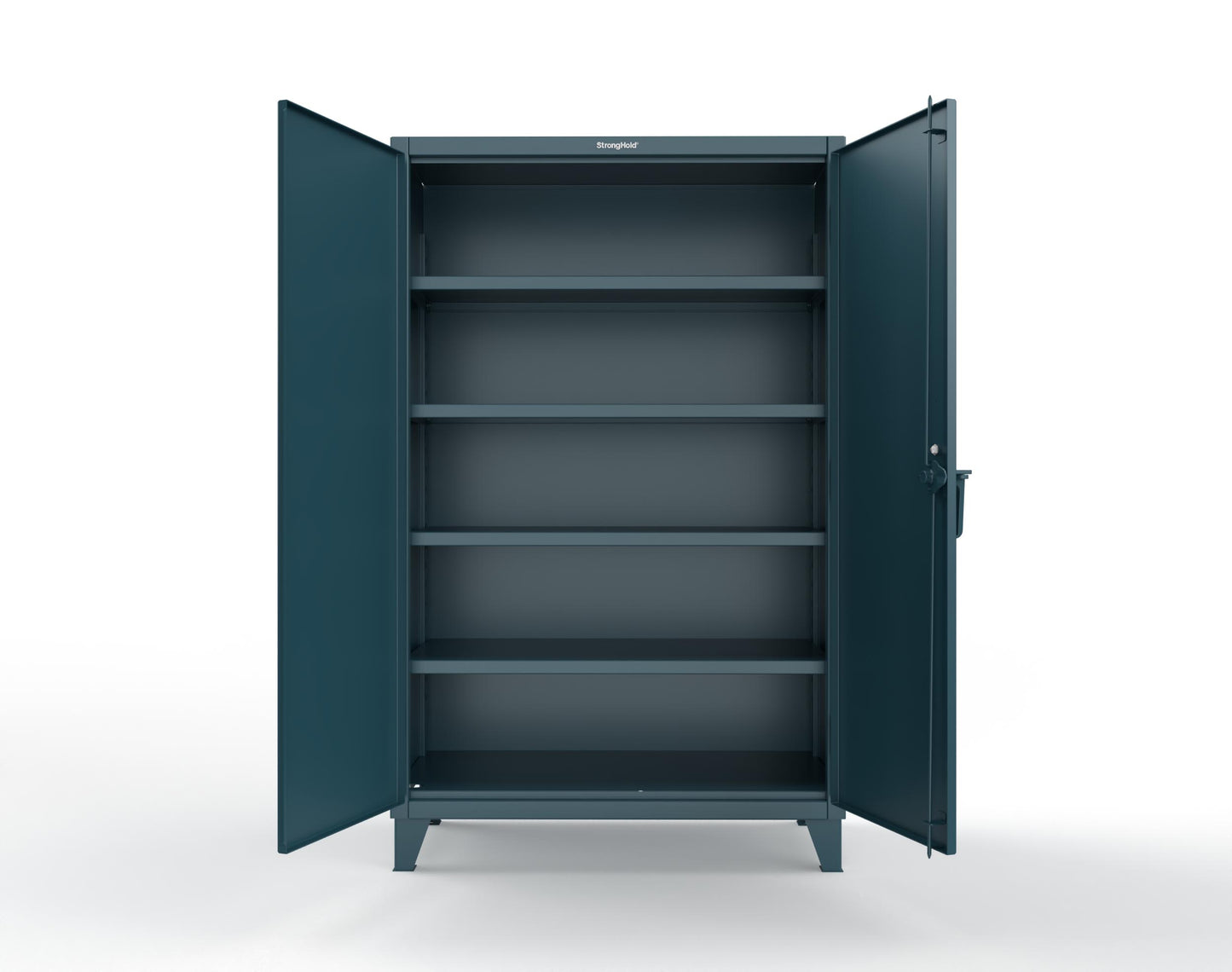 Extreme Duty 12 GA Cabinet with 4 Shelves Secured by Keyless Entry Lock - 48 In. W x 24 In. D x 78 In. H - 46-244-EK-5001