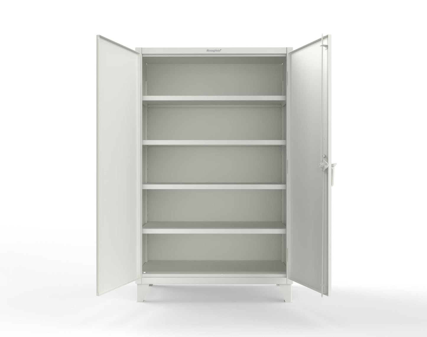 Extreme Duty 12 GA Cabinet with 4 Shelves Secured by Keyless Entry Lock - 48 In. W x 24 In. D x 78 In. H - 46-244-EK-9003