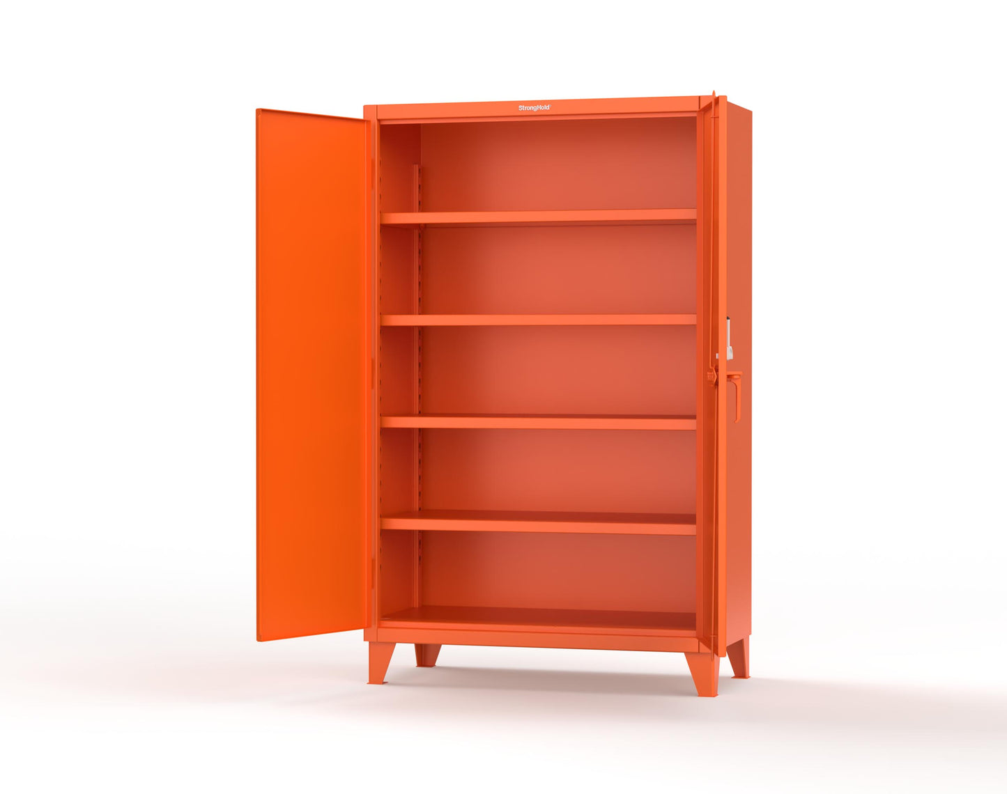 Extreme Duty 12 GA Cabinet with 4 Shelves Secured by Keyless Entry Lock - 48 In. W x 24 In. D x 78 In. H - 46-244-EK-2009
