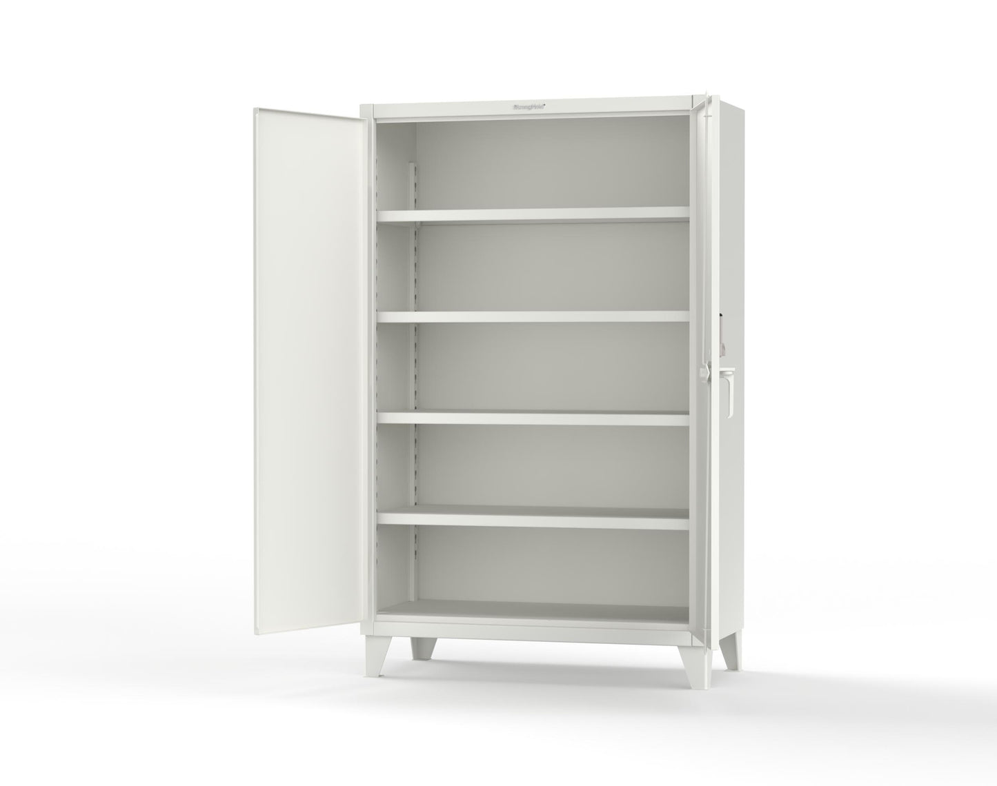 Extreme Duty 12 GA Cabinet with 4 Shelves Secured by Keyless Entry Lock - 48 In. W x 24 In. D x 78 In. H - 46-244-EK-9003