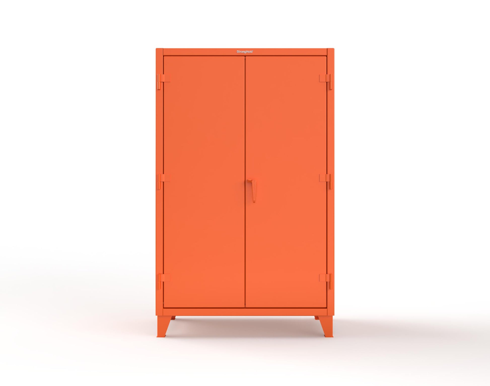 Extreme Duty 12 GA Cabinet with 6 Shelves, Shelf Dividers - 48 In. W x 24 In. D x 78 In. H - 46-246PH-42VD-2009