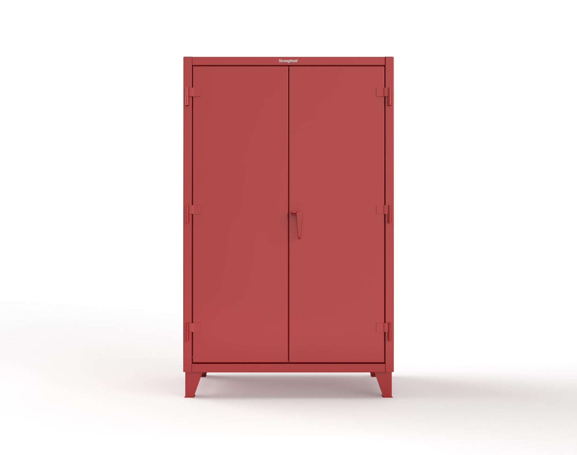 Extreme Duty 12 GA Cabinet with 6 Shelves, Shelf Dividers - 48 In. W x 24 In. D x 78 In. H - 46-246PH-42VD-3001