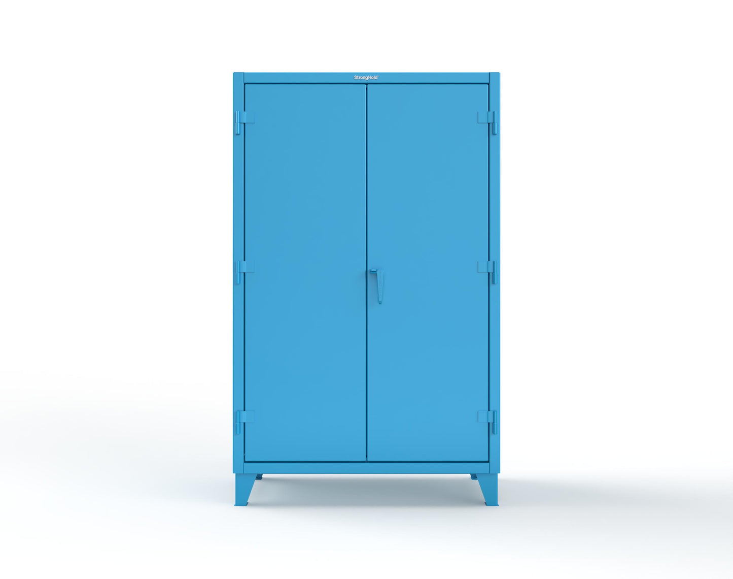 Extreme Duty 12 GA Cabinet with 6 Shelves, Shelf Dividers - 48 In. W x 24 In. D x 78 In. H - 46-246PH-42VD-5012