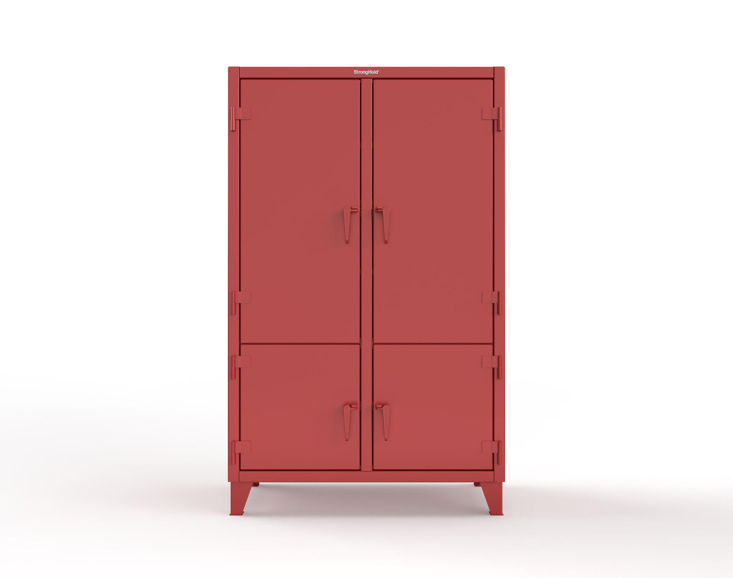 Extreme Duty 12 GA Cabinet with 4 Locking Doors - 48 In. W x 24 In. D x 78 In. H - 46-4D-248-3001