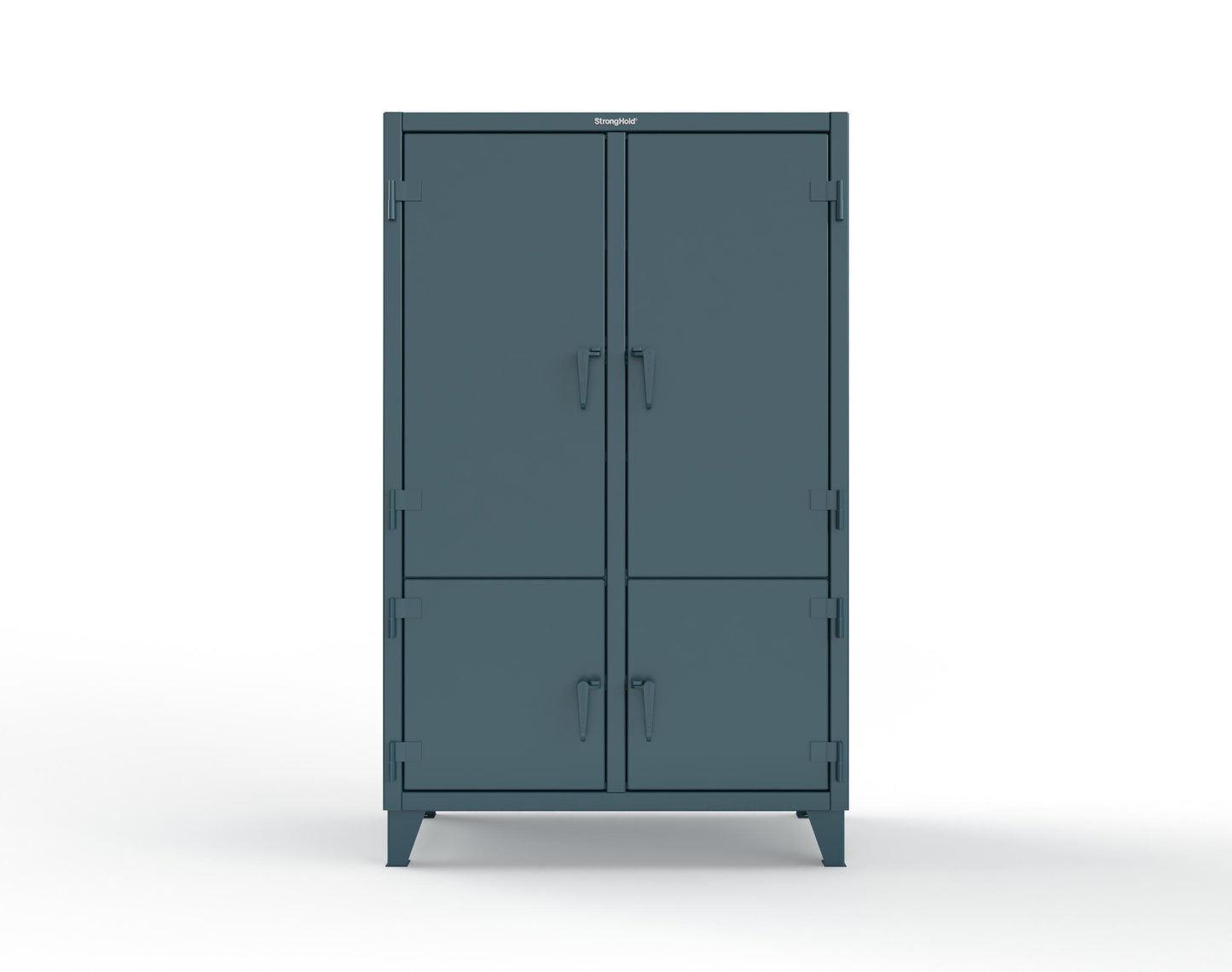 Extreme Duty 12 GA Cabinet with 4 Locking Doors - 48 In. W x 24 In. D x 78 In. H - 46-4D-248-5001