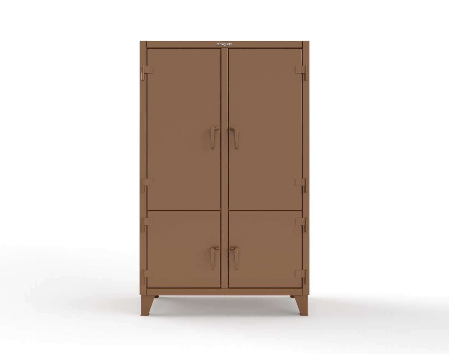 Extreme Duty 12 GA Cabinet with 4 Locking Doors - 48 In. W x 24 In. D x 78 In. H - 46-4D-248-8008