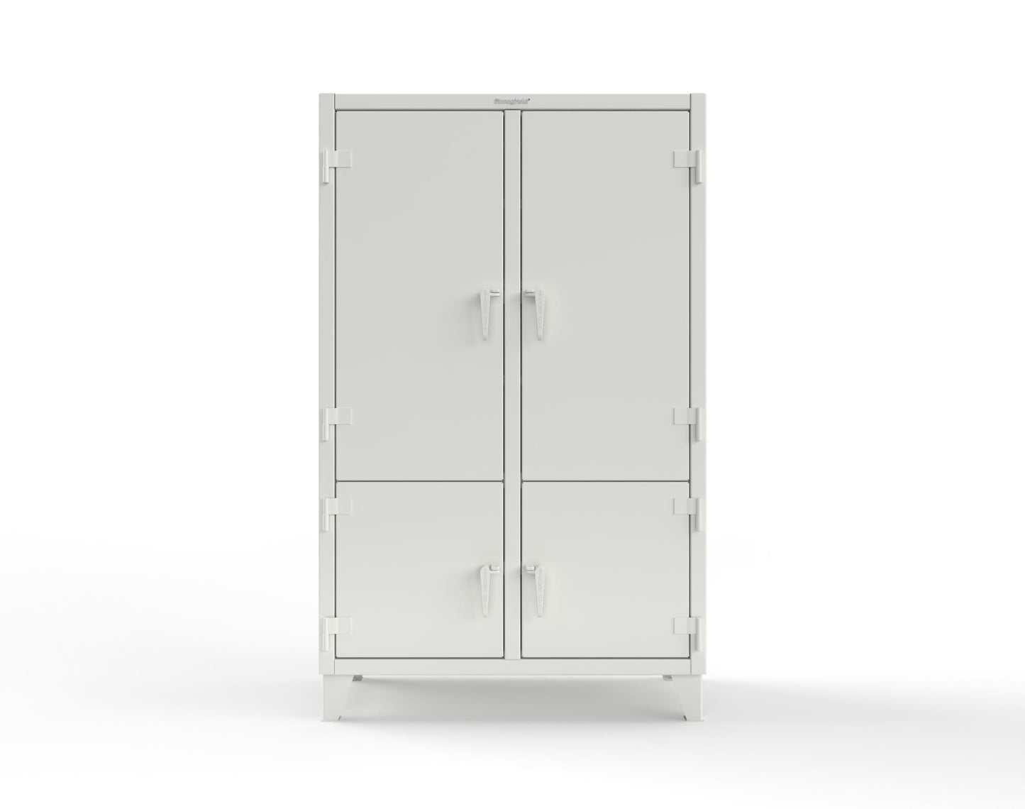 Extreme Duty 12 GA Cabinet with 4 Locking Doors - 48 In. W x 24 In. D x 78 In. H - 46-4D-248-9003