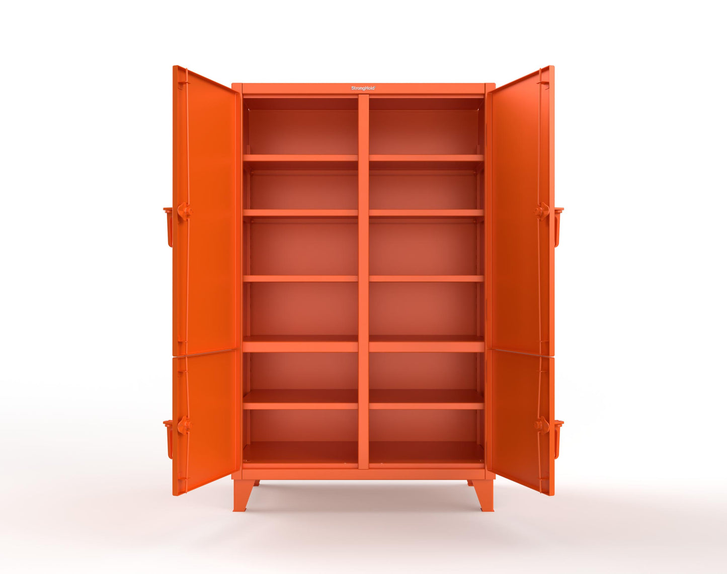 Extreme Duty 12 GA Cabinet with 4 Locking Doors - 48 In. W x 24 In. D x 78 In. H - 46-4D-248-2009