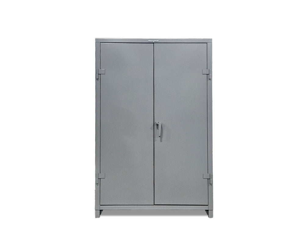 Extra Heavy Duty 14 GA Bin Cabinet with 3 Shelves - 48 In. W x 75 In. H x 24 In. D - Outlet