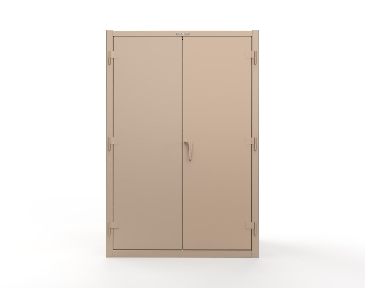 Extreme Duty 12 GA Industrial Slim-Line Cabinet with Bins - 48 In. W x 10 In. D x 72 In. H - 46-BSC-100-1019