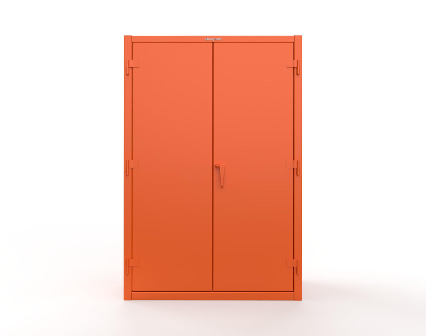 Extreme Duty 12 GA Industrial Slim-Line Cabinet with Bins - 48 In. W x 10 In. D x 72 In. H - 46-BSC-100-2009