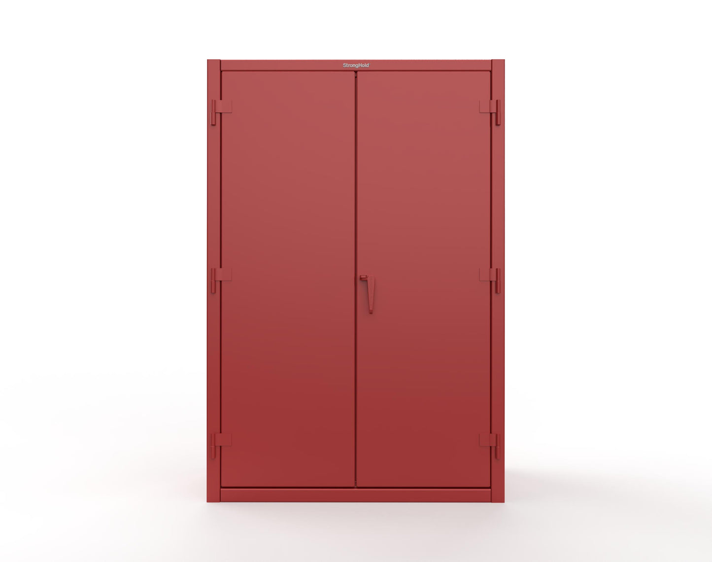 Extreme Duty 12 GA Industrial Slim-Line Cabinet with Bins - 48 In. W x 10 In. D x 72 In. H - 46-BSC-100-3001