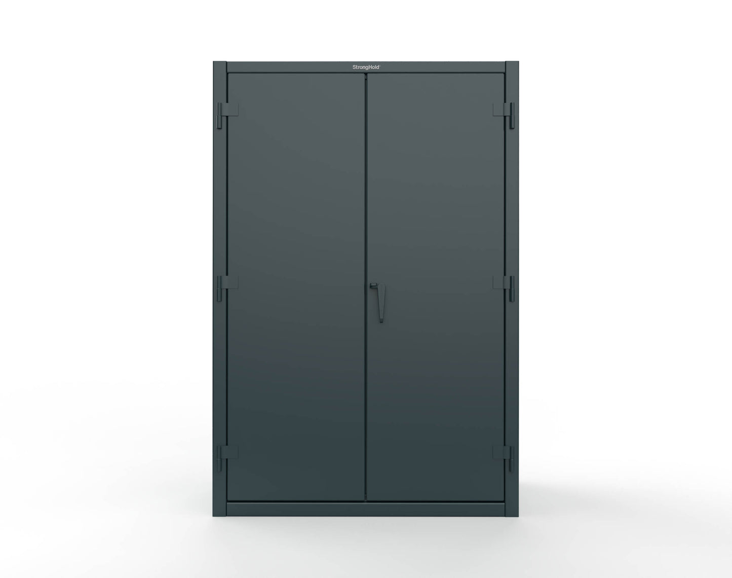 Extreme Duty 12 GA Industrial Slim-Line Cabinet with Bins - 48 In. W x 10 In. D x 72 In. H - 46-BSC-100-5001