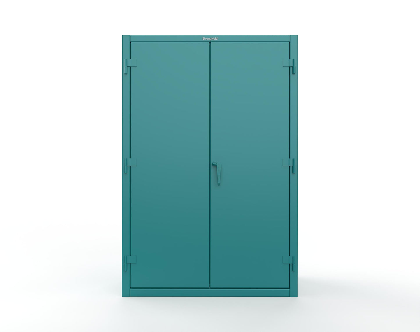 Extreme Duty 12 GA Industrial Slim-Line Cabinet with Bins - 48 In. W x 10 In. D x 72 In. H - 46-BSC-100-5021
