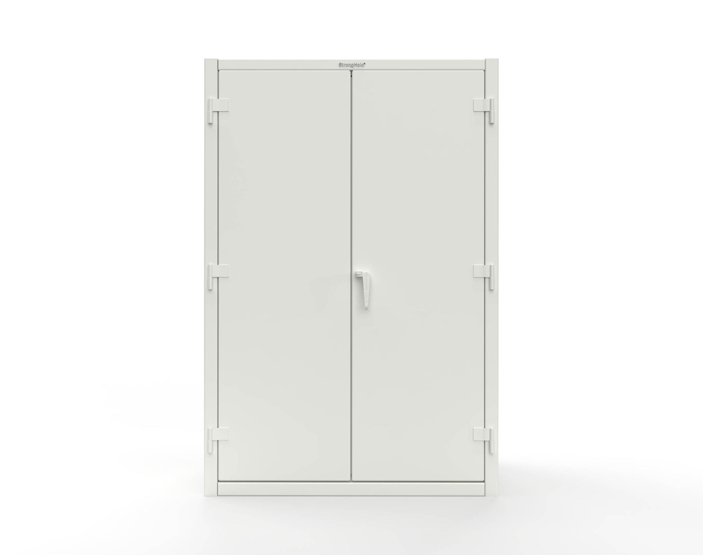 Extreme Duty 12 GA Industrial Slim-Line Cabinet with Bins - 48 In. W x 10 In. D x 72 In. H - 46-BSC-100-9003