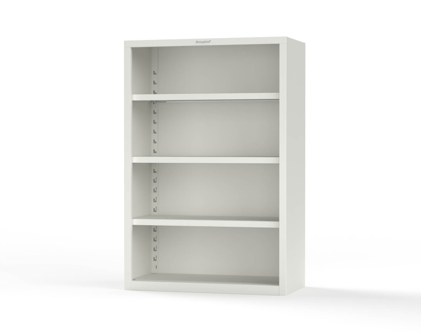 Heavy Duty 18 GA Closed Shelving Unit with 3 Shelves - 48 in. W x 24 in. D x 72 in. H - 46-CSU-243-P-9003