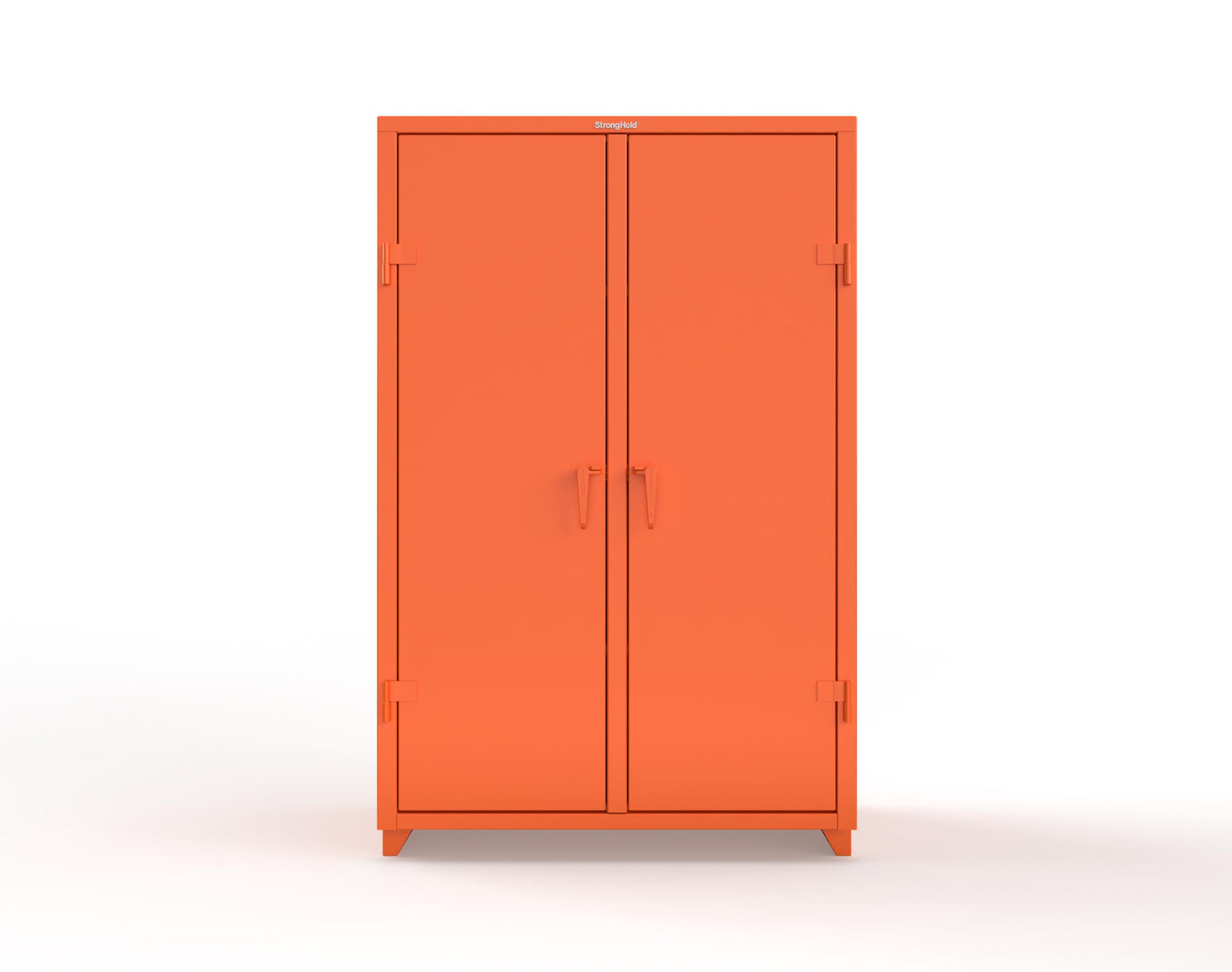 Extra Heavy Duty 14 GA Double Shift Cabinet with 6 Shelves - 48 In. W x 24 In. D x 75 In. H - 46-DS-246-L-2009